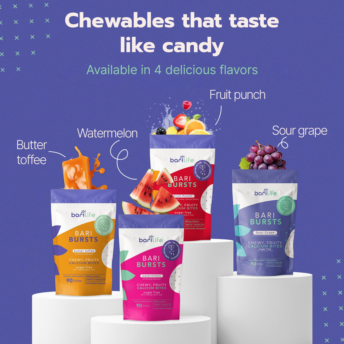 Bari Life Calcium Citrate Chews, utilisation quotidienne dans un cadre domestique