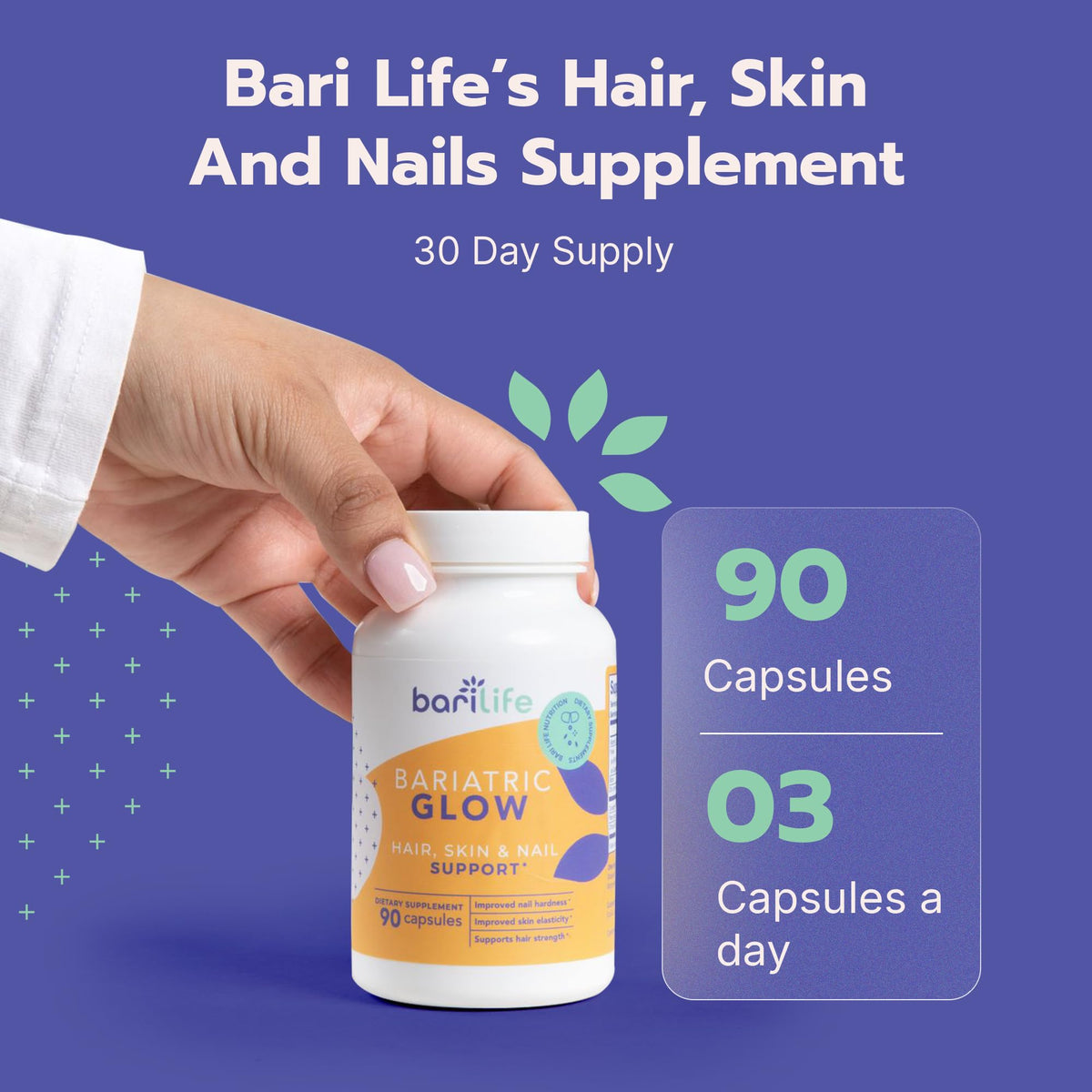 Bari Life Complément Alimentaire Cheveux, Peau & Ongles 82g - Coté