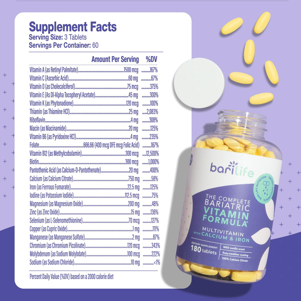 Bari Life Multivitamine Complète comprimés vue de face