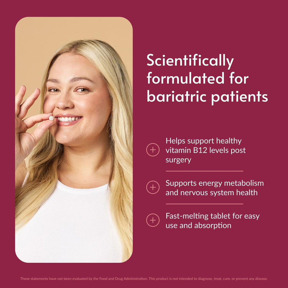 Bariatric Advantage B-12 Speedy Melts menthe comprimés menthe