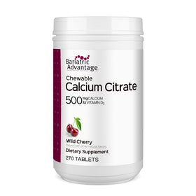 Bariatric Advantage Calcium Citrate Chewable comprimés cerise, vue de face
