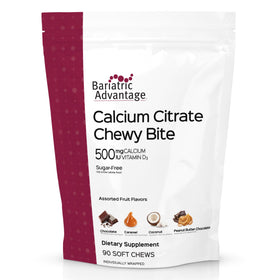 Bariatric Advantage Chewy Bites Calcium Citrate 90 Ct packaging front view