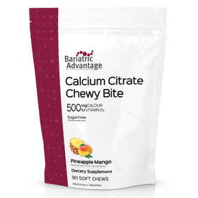 Bariatric Advantage Chewy Bites Calcium Citrate Ananas Mangue vue de face