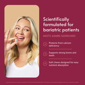 Bariatric Advantage Chewy Bites Calcium Citrate emballage individuel