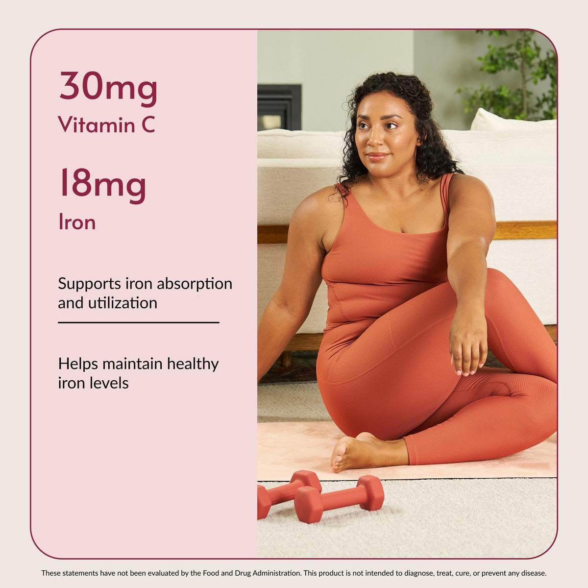 Bariatric Advantage Fer 18 mg, comprimés à mâcher avec Vitamine C