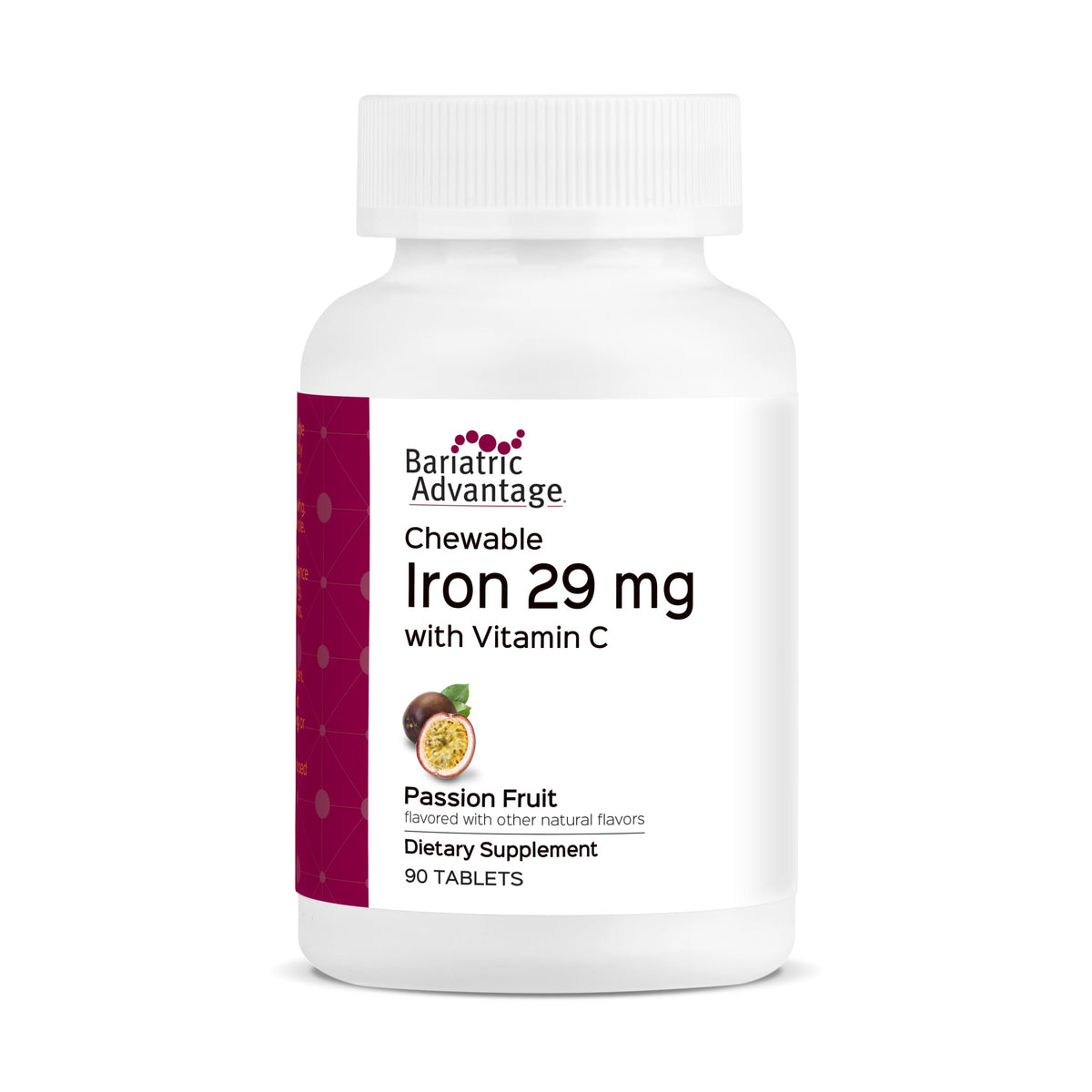 Bariatric Advantage Fer 29 mg 90 comprimés à mâcher, emballage avant