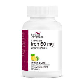 Bariatric Advantage Fer 60 mg 90 comprimés à croquer, vue de face