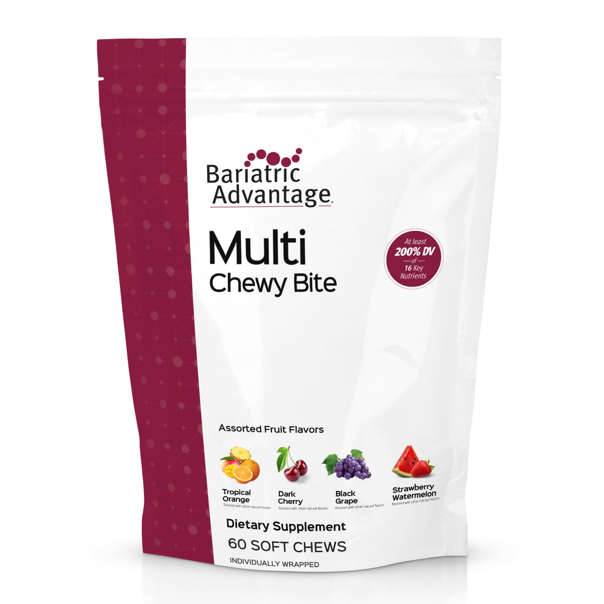Bariatric Advantage Multi Chewy Bite 60 Comp. vue de face