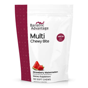 Bariatric Advantage Multi Chewy Bites Fraise Pastèque vue de face