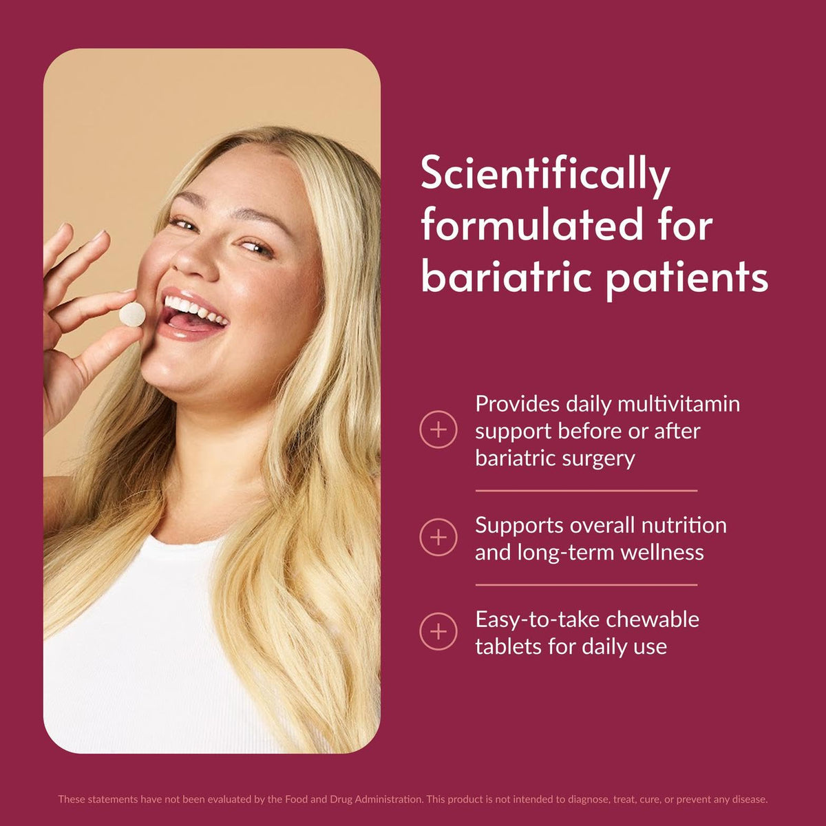 Bariatric Advantage Multivitamine à Mâcher - comprimés en détail