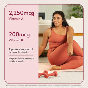 Bariatric Advantage Multivitamine ADEK, affichage des capsules ouvertes