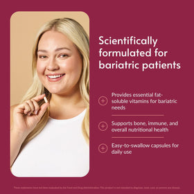 Bariatric Advantage Multivitamine ADEK, flacon avec étiquette