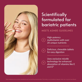 Bariatric Advantage Multivitamine Mâchable 60 comprimés en emballage