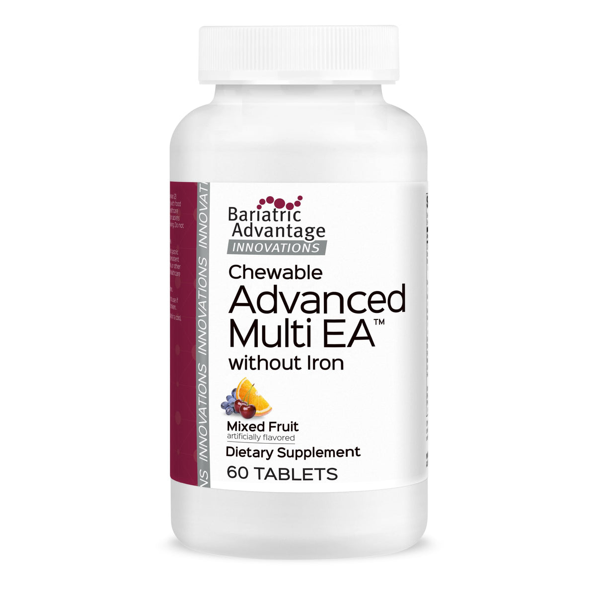 Bariatric Advantage multivitamines avancées sans fer 60 comprimés vue de face