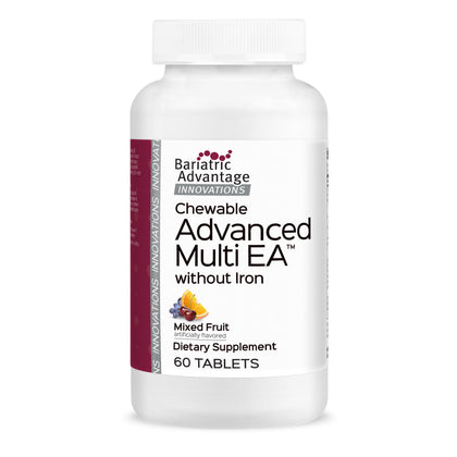 Bariatric Advantage multivitamines avancées sans fer 60 comprimés vue de face