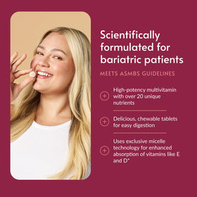 Bariatric Advantage multivitamines avancées sans fer emballage