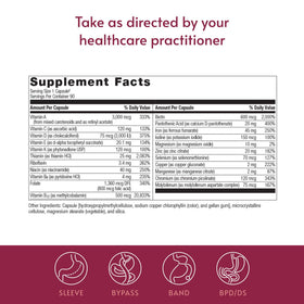 Bariatric Advantage Ultra Solo avec Fer 90 capsules côté