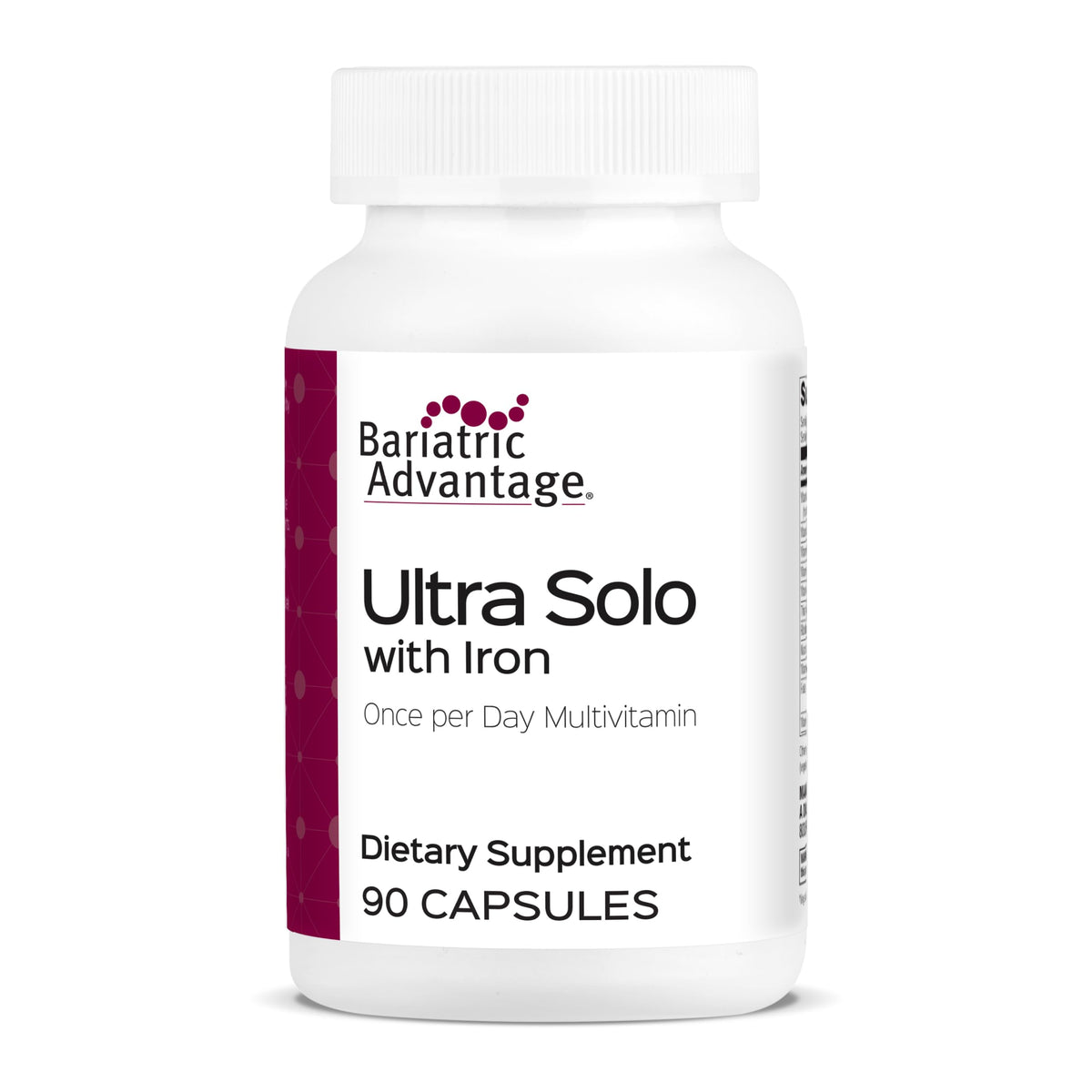 Bariatric Advantage Ultra Solo avec Fer 90 capsules vue avant
