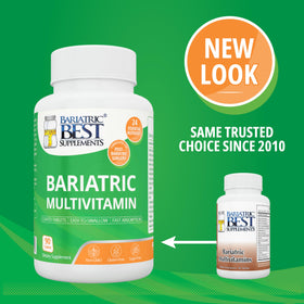 Bariatric Best Multivitamine, vue latérale des comprimés