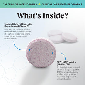 Bariatric Choice Calcium Citrate emballage et informations nutritionnelles