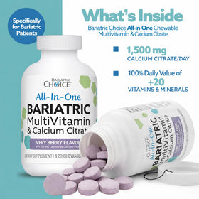 Bariatric Choice Complément Alimentaire Multivitamines - Détails de l'emballage