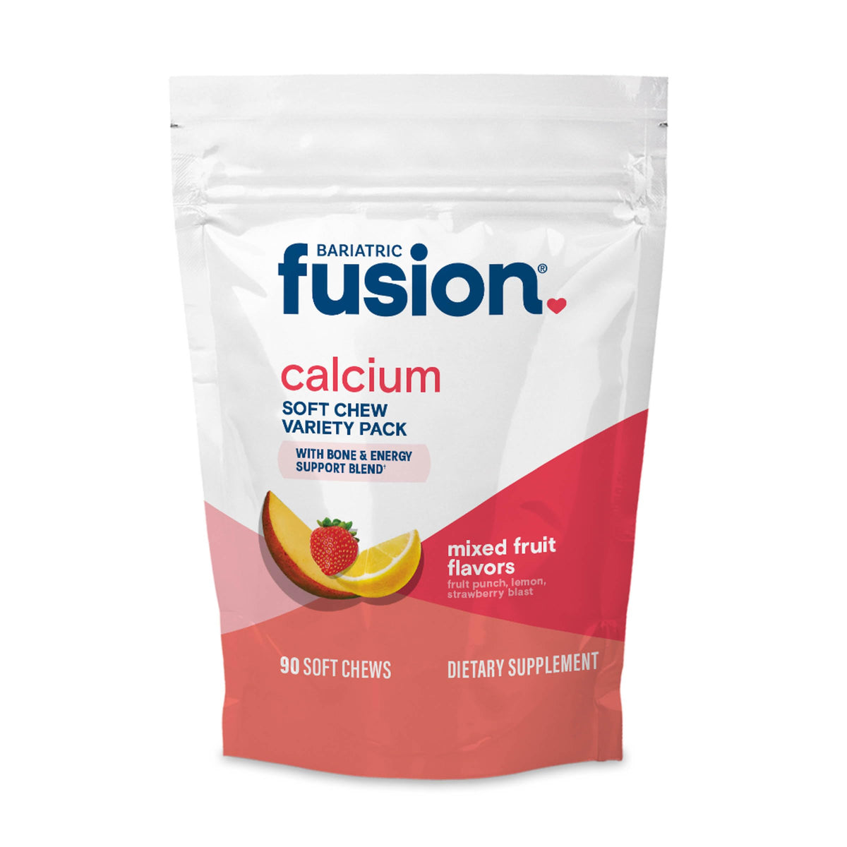 Bariatric Fusion chews de calcium 500mg pack variété face
