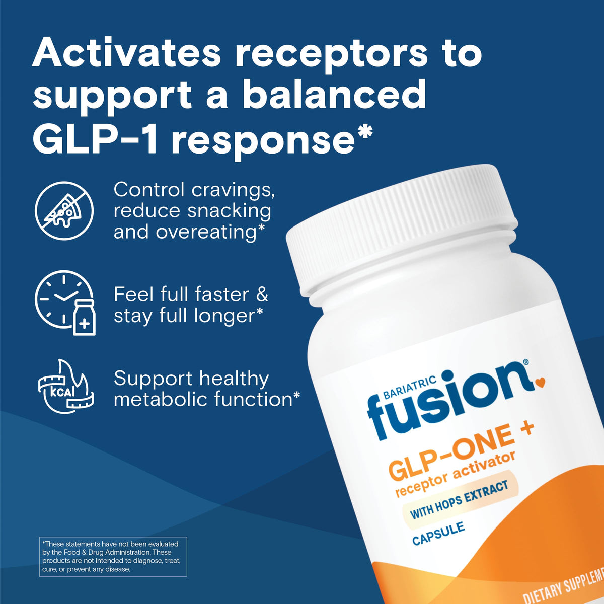 Bariatric Fusion GLP-1 Plus capsules sur fond blanc