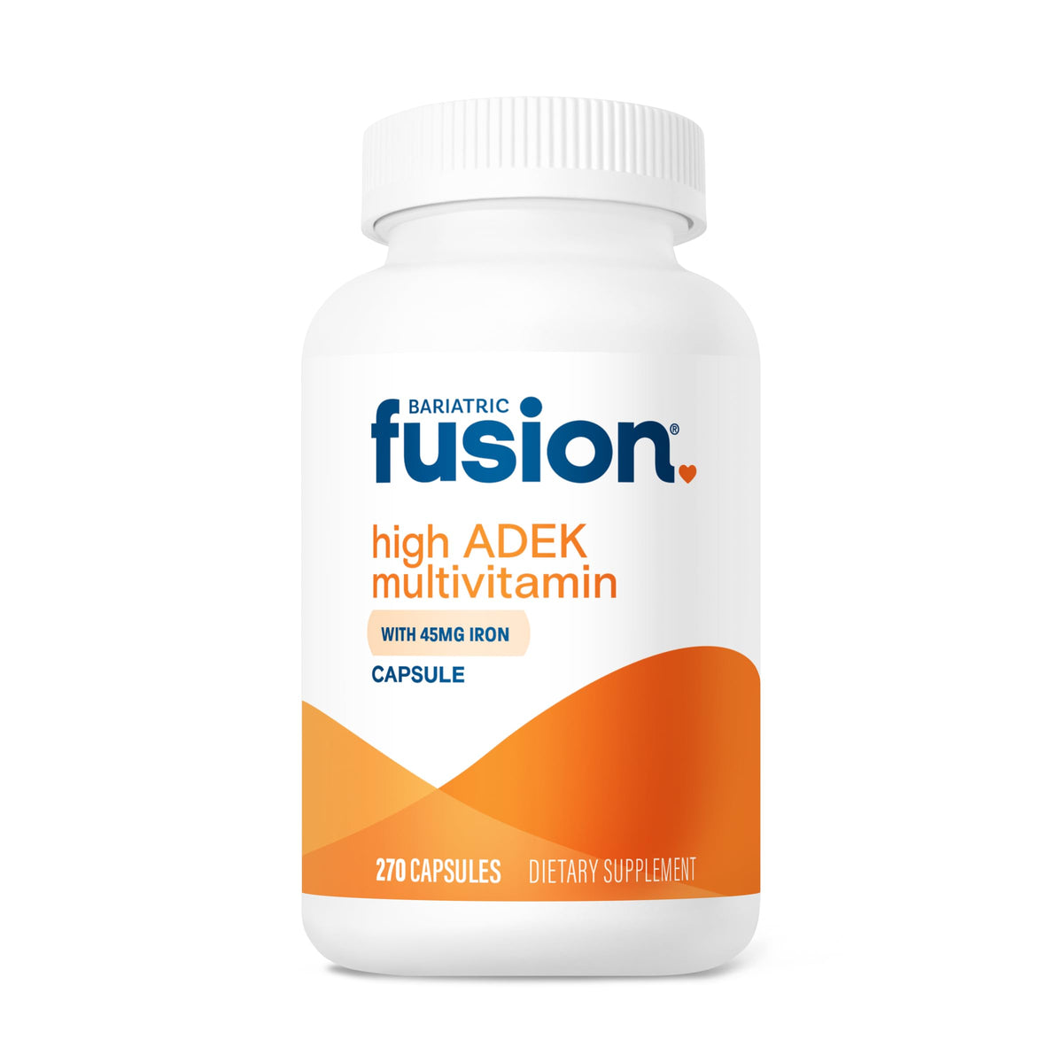 Bariatric Fusion Multivitamine ADEK 270 capsules avant de la bouteille