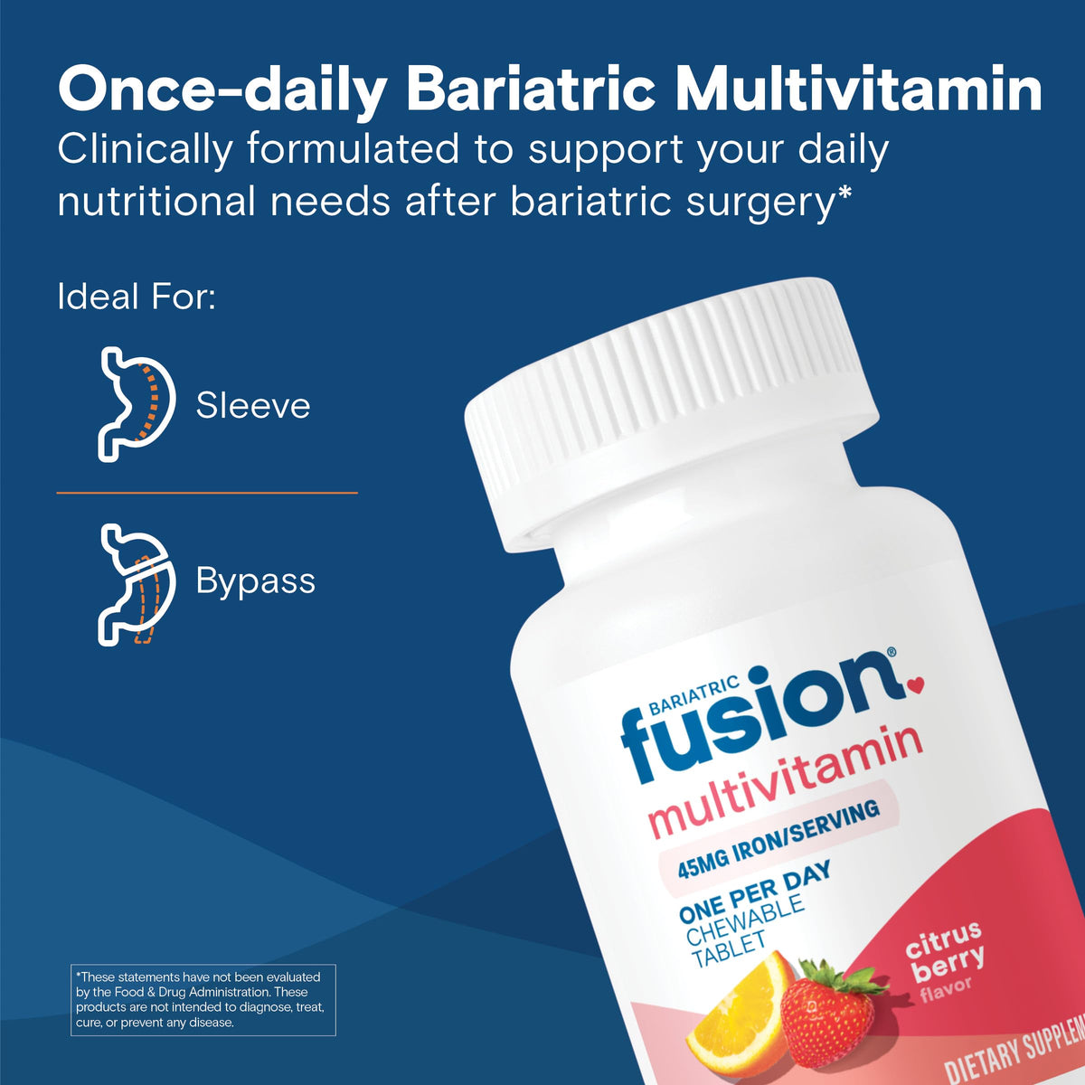 Bariatric Fusion Multivitamine Chewable avec Fer - emballage