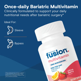 Bariatric Fusion Multivitamine Chewable avec Fer - emballage