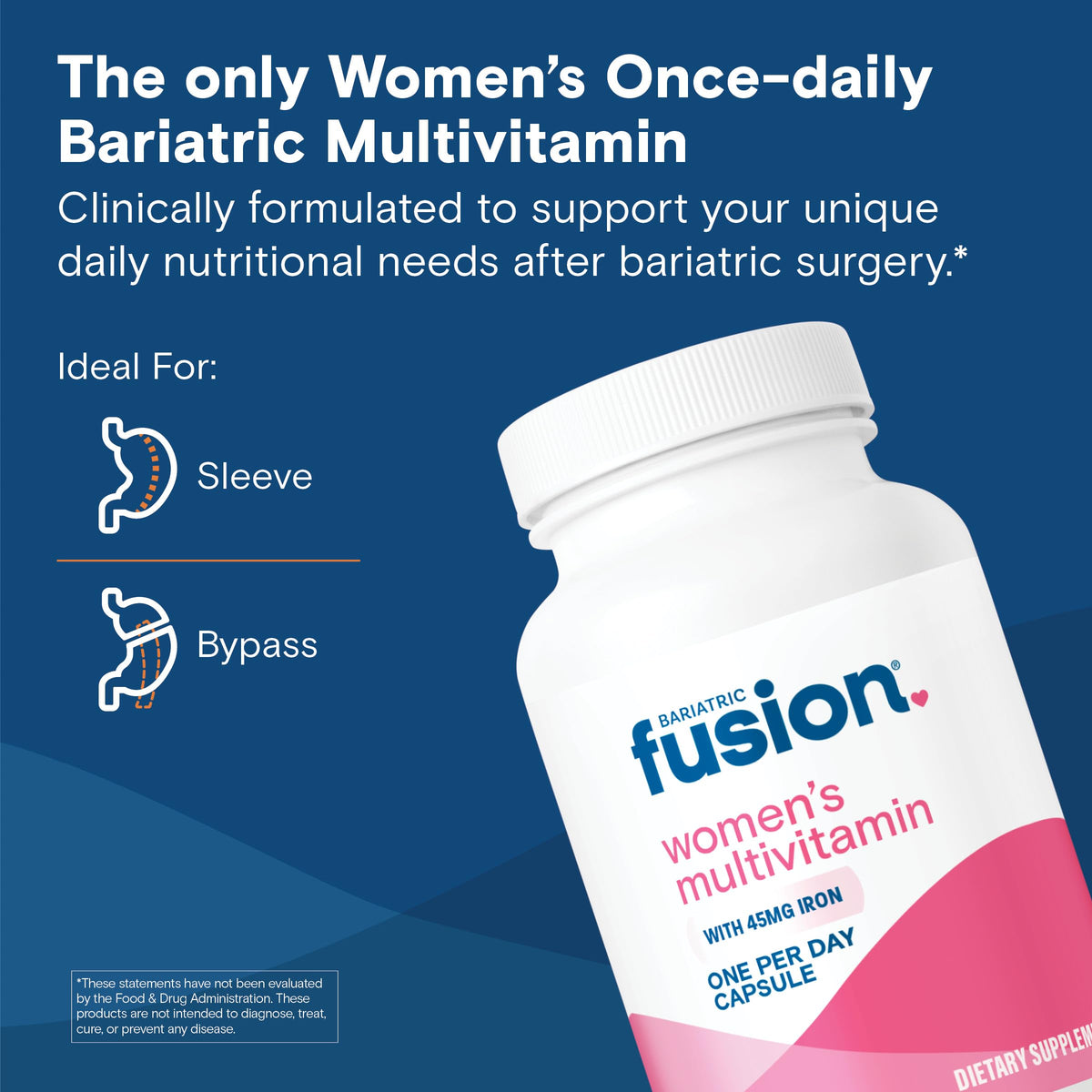 Bariatric Fusion Multivitamine Femme capsule facile à avaler