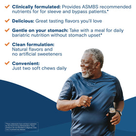 Bariatric Fusion Multivitamine Molle ingrédients