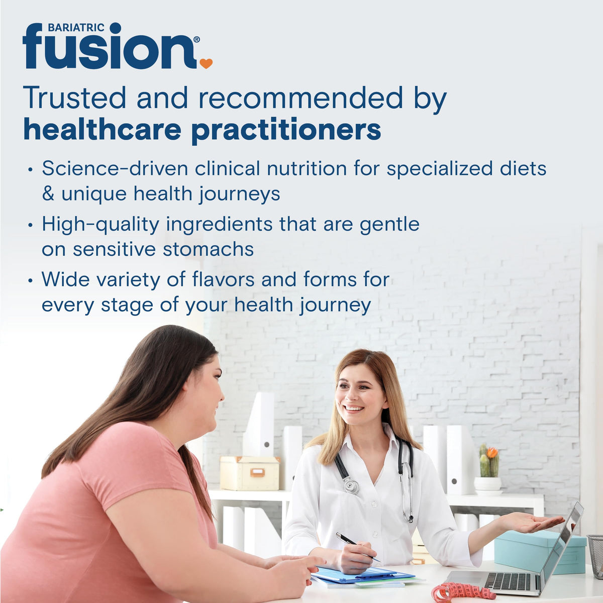 Bariatric Fusion packaging multivitamines avec Fer