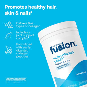 Bariatric Fusion Poudre de Collagène Multi 440g avec cuillère