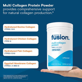Bariatric Fusion Poudre de Collagène Multi 440g avec shaker