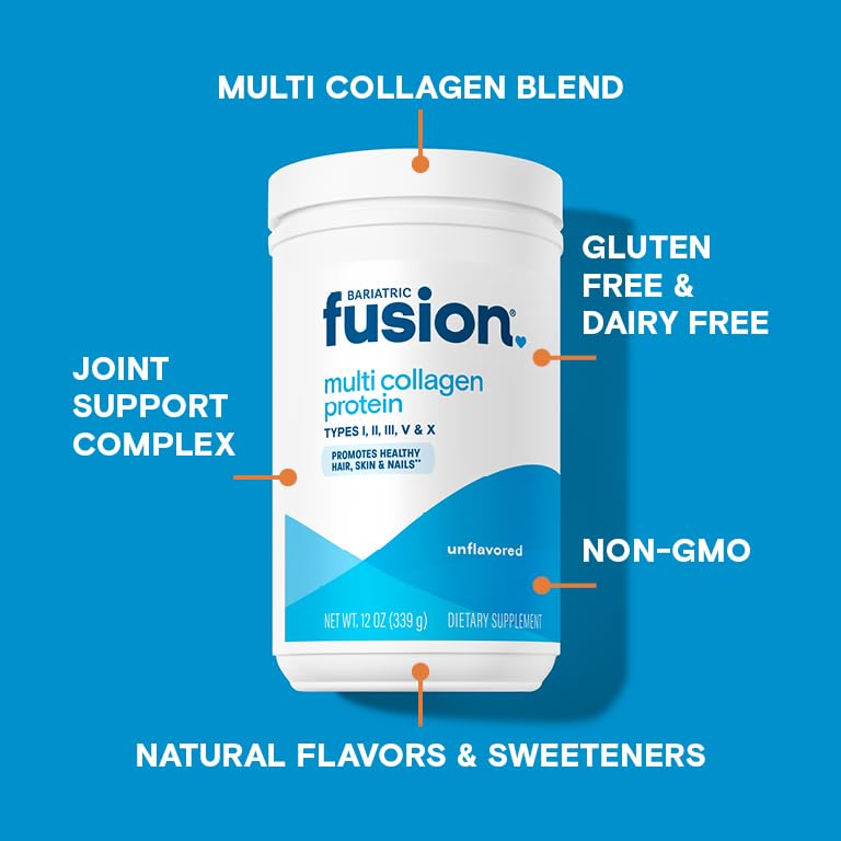 Bariatric Fusion Poudre de Collagène Multi 440g en mode de préparation