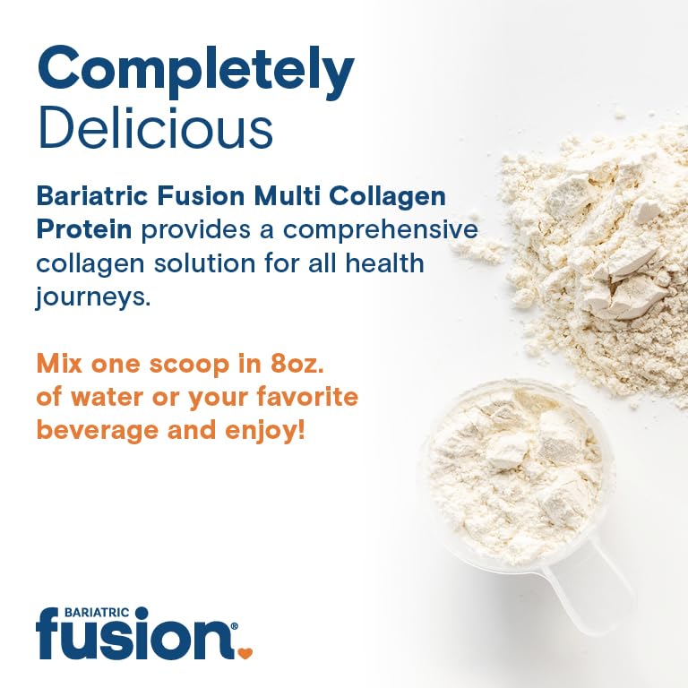 Bariatric Fusion Poudre de Protéine Multi Collagène Fraise Banane en usage avec smoothie