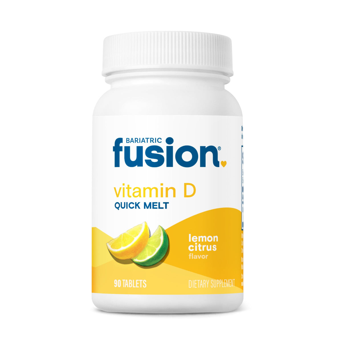 Bariatric Fusion Vitamine D3 5000 IU comprimés à dissoudre, bouteille vue de face