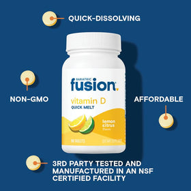 Bariatric Fusion Vitamine D3 5000 IU comprimés à dissoudre, étiquette des ingrédients