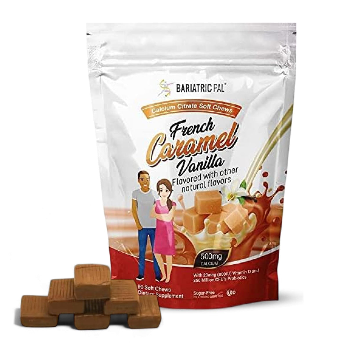 BariatricPal Bonbons Calcium Citrate 500mg emballage avant