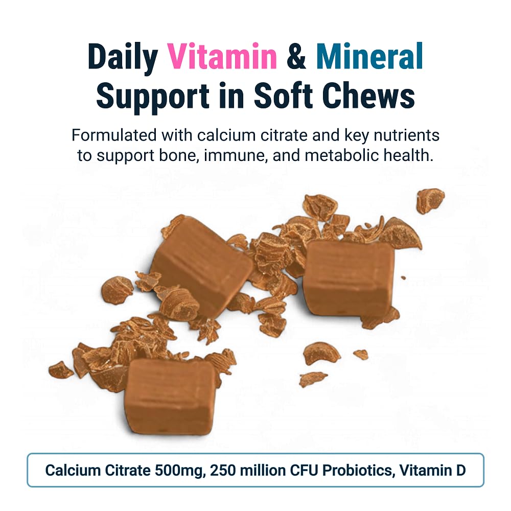 BariatricPal Chews Calcium Citrate 500mg en gros plan