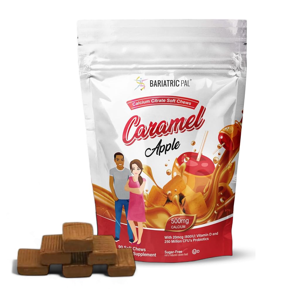 BariatricPal Chews Calcium Citrate 500mg paquet de 90 unités