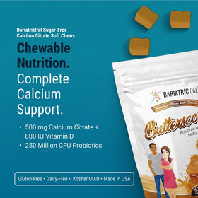 BariatricPal Chews Calcium Citrate 500mg sachet arrière