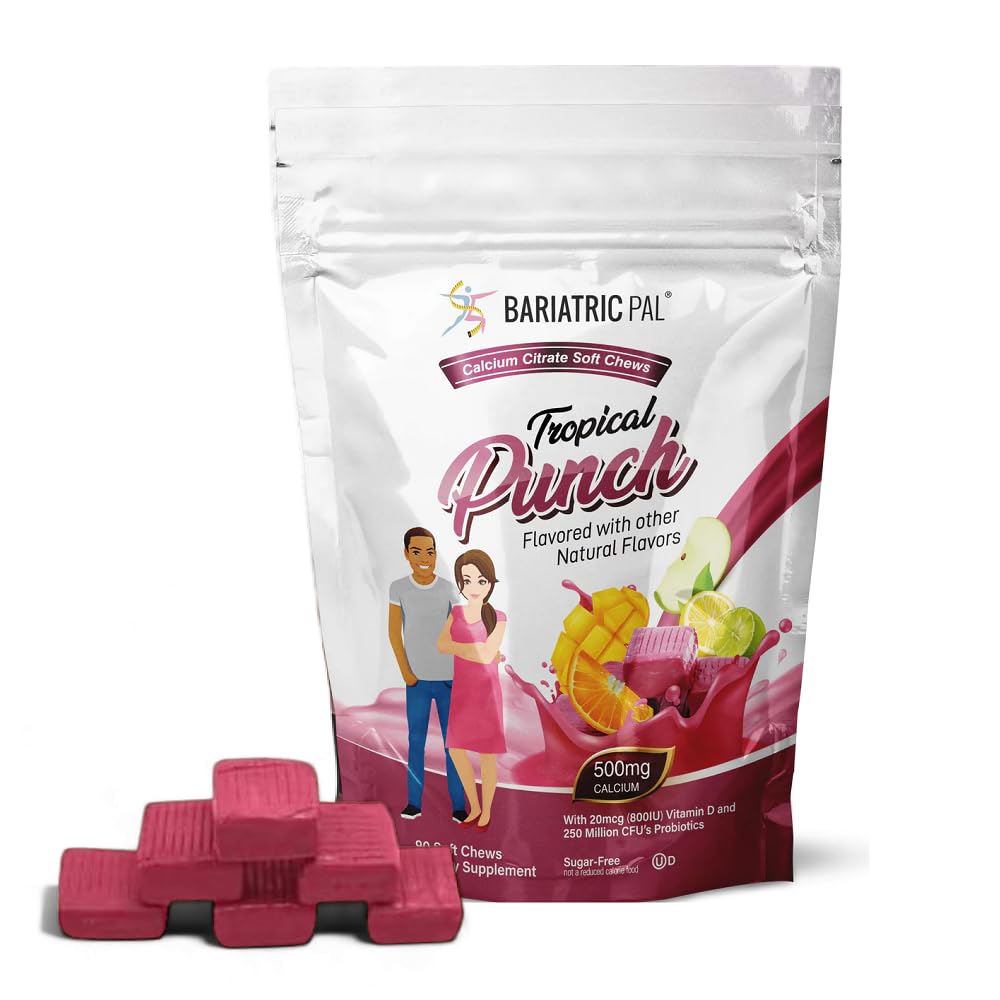 BariatricPal Chews Calcium Citrate 500mg sachet avant