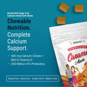 BariatricPal Chews Calcium Citrate 500mg vue de face