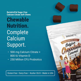 BariatricPal Chews Calcium Citrate Chocolat Caramel emballage