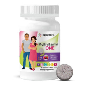 BariatricPal Multivitamin ONE comprimé à mâcher baies mélangées vue avant