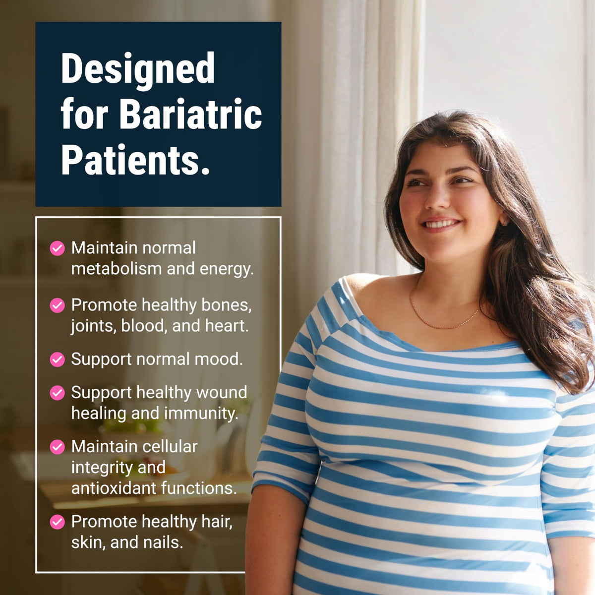 BariatricPal multivitamine mâchable orange côté
