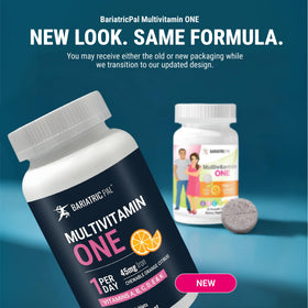 BariatricPal multivitamine mâchable orange vue arrière