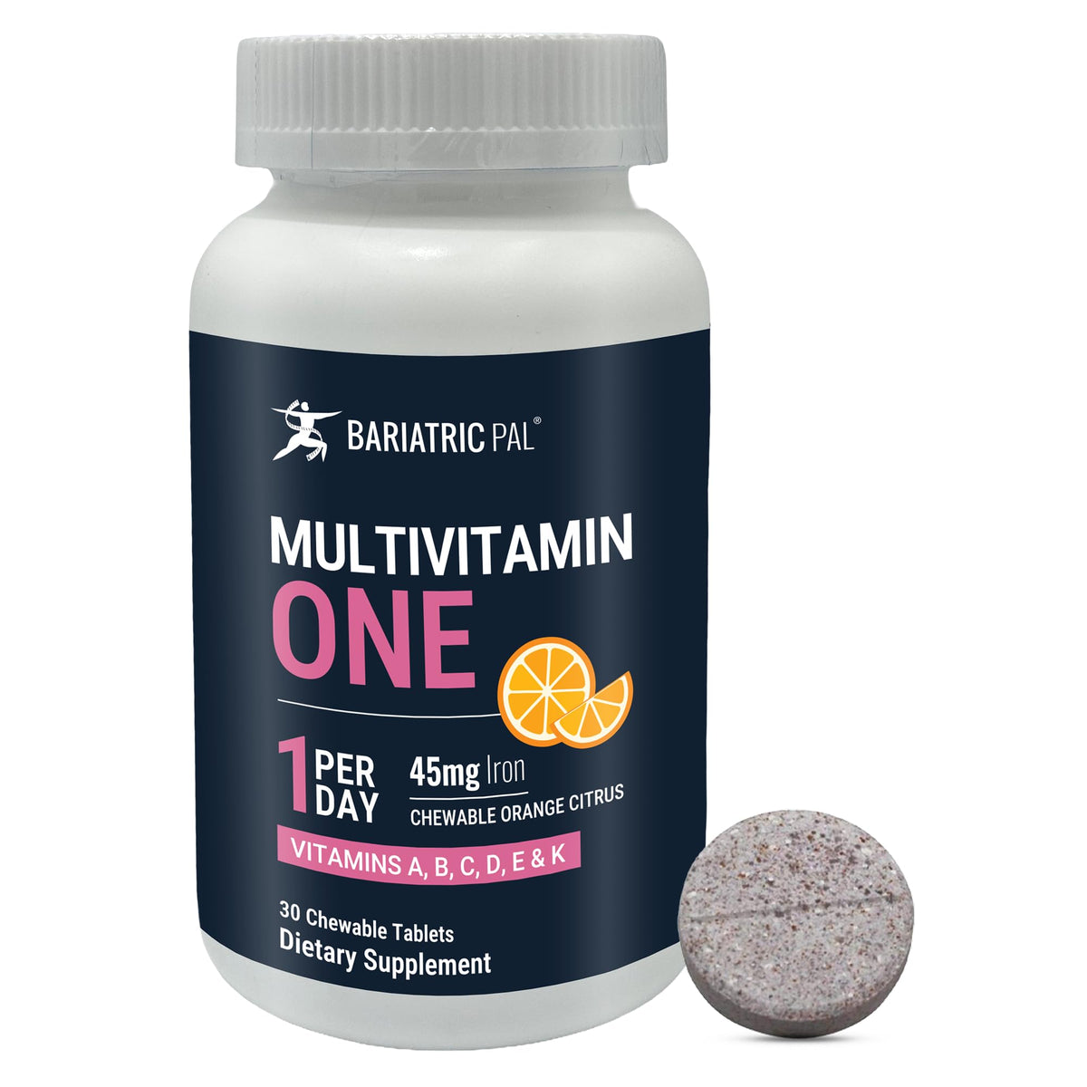 BariatricPal multivitamine mâchable orange vue avant